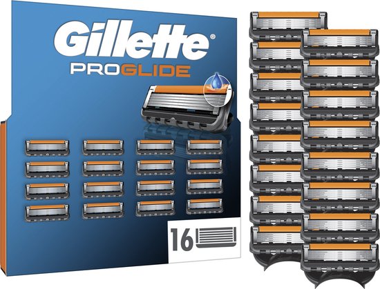 Gillette Fusion5 Proglide Scheermesje Voor Mannen - 16 stuks