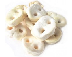 DierOKÉ - varkensneuzen mega ZAK 125st gepoft - 100% natuurlijke hondensnacks - kauwsnack hond - varkens neus