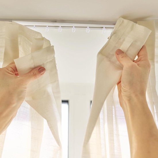 100 stuks gordijnhaken, gordijnaccessoires, gordijnen