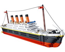 Zhe Gao Titanic | Botte de créateur Classic | Idées Technic | Kit de construction de speelgoed éducatifs STEM non compatible avec Lego Mold King Sluban Mega Bloks | Maquette de bateau de croisière pour adultes et enfants | 1288 blocs de construction