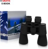 Wildventure Verrekijker - 20x50 - BAK4 - Full Multi-Coated (FMC) - Compacte verrekijker - Waterdicht - Nekkoord - Draagtas - voor vogels kijken, jagen, theater - Incl. E-book - Zwart