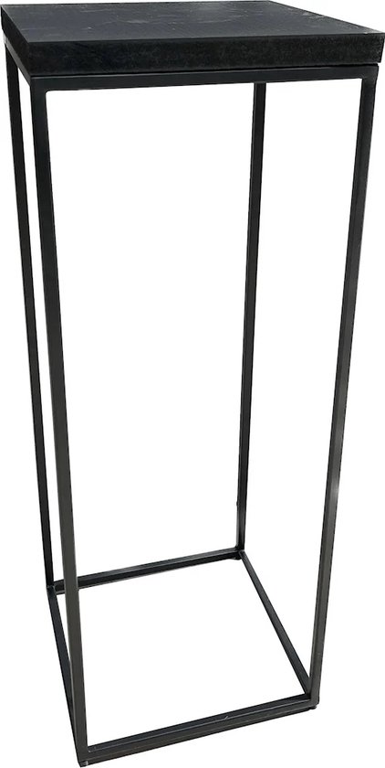 Planten Zuil | Dolores | Medium | Zwart - Black | L35 x B35 x H100 cm