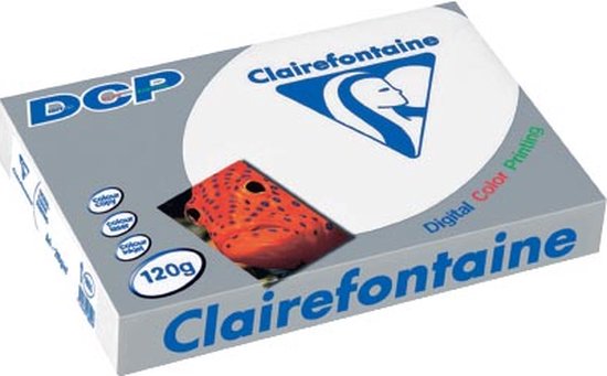 Clairefontaine DCP papierdoos met afbeelding van een oranje vis, 120g.