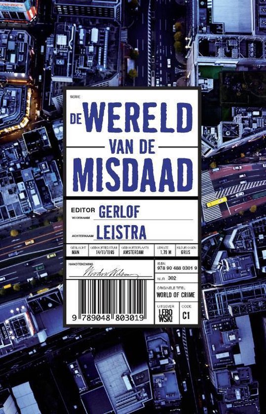 De wereld van de misdaad - De wereld van de misdaad - cover
