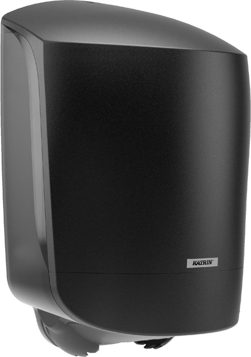 Poetspapierdispenser katrin medium zwart
