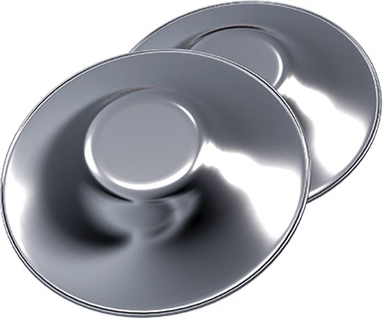 Silver Cap® | Tepelbeschermers | borstvoeding | voorkomen en genezen tepelkloven | snelle verlichting bij pijnlijke tepels | één maat | 999 puur Zilver | klinisch bewezen veilig en effectief | Made in Italy