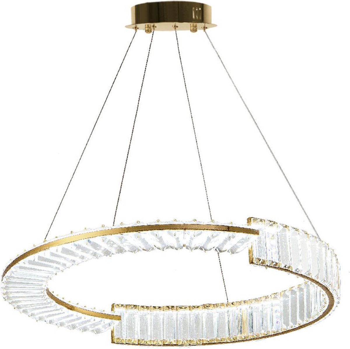 Toolight App1528-Cp60 Hanglamp Goud 60X60X90Cm