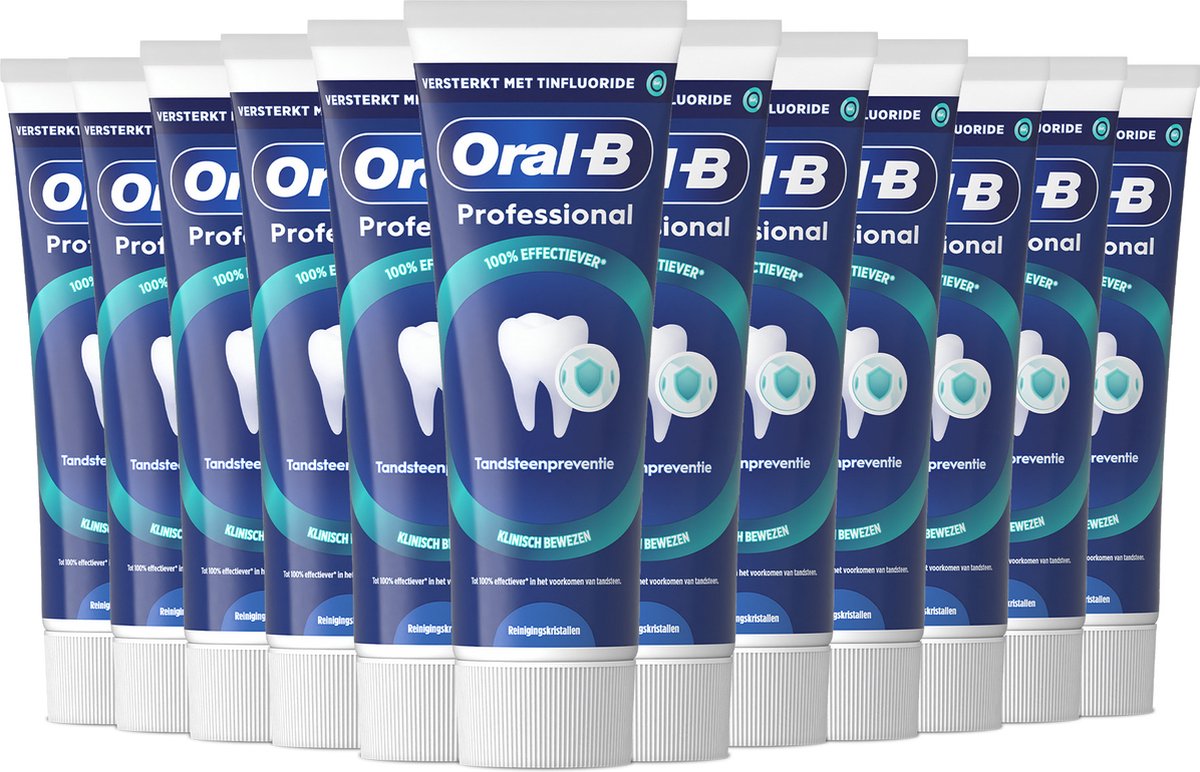 Oral-B Professional Tandsteenpreventie Tandpasta - 12 x 75ml