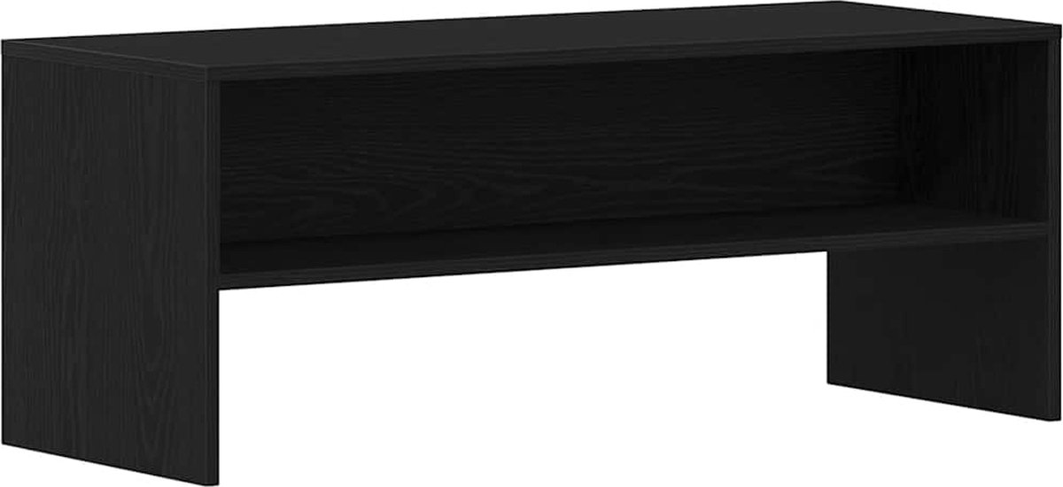 vidaXL - Tv-meubel - 100x40x40 - cm - spaanplaat - zwart - eikenkleurig
