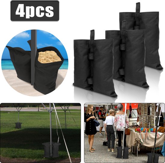 Zandzak | partytent gewicht - voetverzwaring, set 4 stuks
