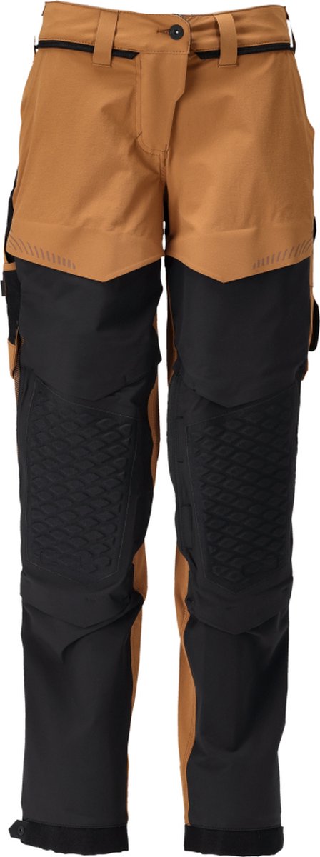 Mascot Customized Broek met kniezakken 22278-605 - notenbruin/zwart - C52 - 76
