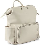 Fallie Jo® Luxe Luiertas - Stijlvol & Praktisch - Met Gratis verschoonmat, Kinderwagenhaken en Isoleervak - Rugzak - Beige