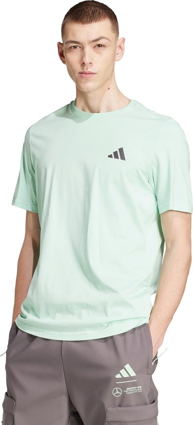 Foto: Adidas performance mercedes amg petronas formula one team premium woven graphic t shirt heren groen 2xl