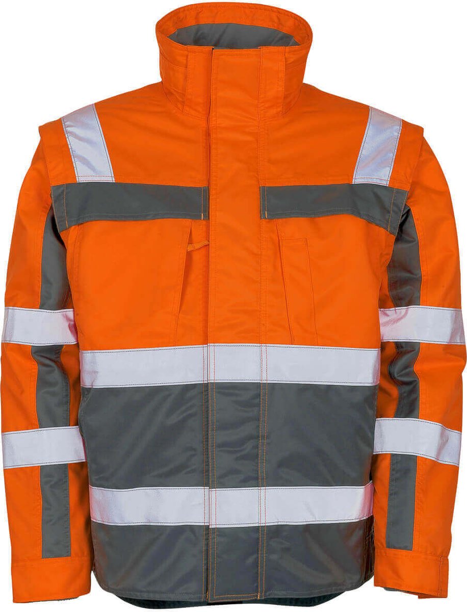 Mascot Safe Compete Winterjas 09335-880 hi-vis Antraciet