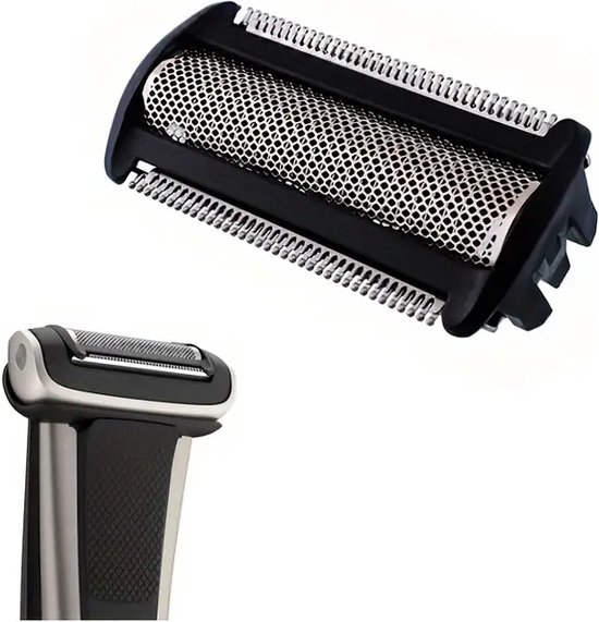 Tête de rechange Philips Bodygroom – Compatible avec BG2000 et modèles tels que BG2020, BG2022, BG2024, BG2025, BG2026, BG2028, BG2029, BG2030, BG2036, BG2038, BG2039 et BG2040 – Résistant à l'eau – Inclus Brosse de nettoyage