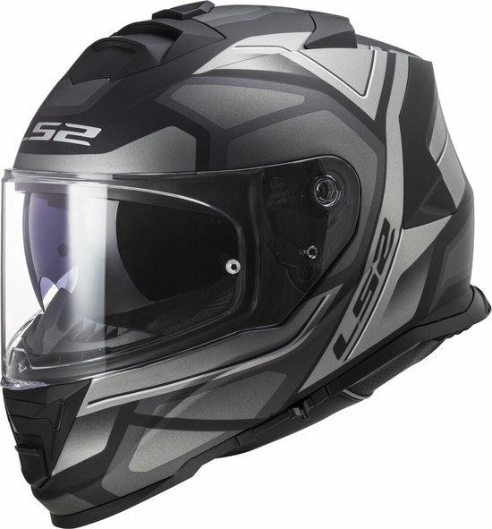 Casque LS2 Storm II Faster FF800 Titane Mat Taille XL