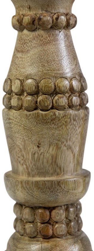 Mango kandelaar 37 cm - Bruin - Kandelaars