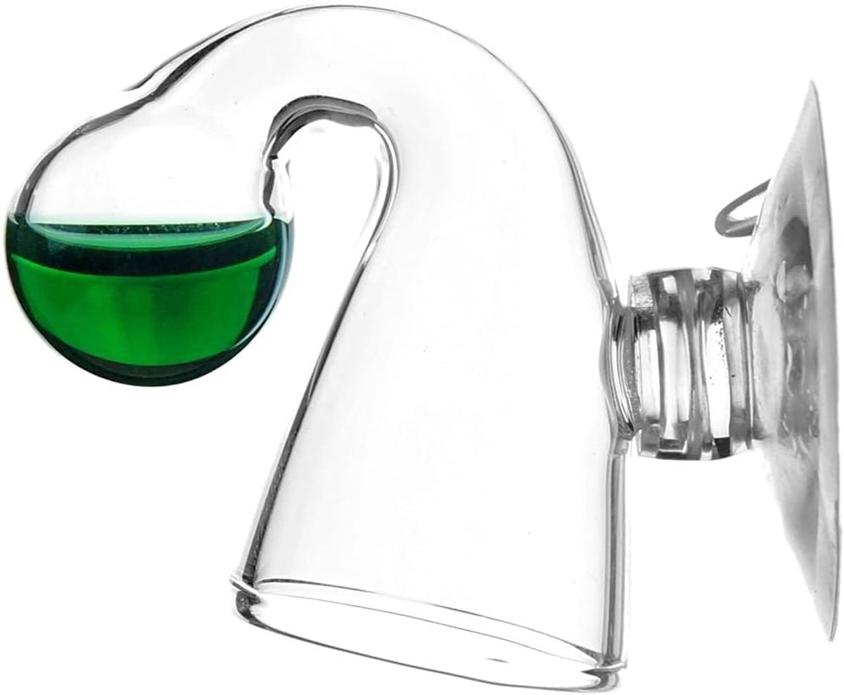 CO2 Drop Checker voor Aquarium | Glazen Monitor voor CO2 Niveaus in Geplante Aquariums