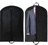 Bruce.® 3x Premium Kledingzak incl. Schoenenzak - [120x60cm] - geoptimaliseerde materiaaldikte van 120 gsm - Hoogwaardige Kledinghoes voor pak, jasje