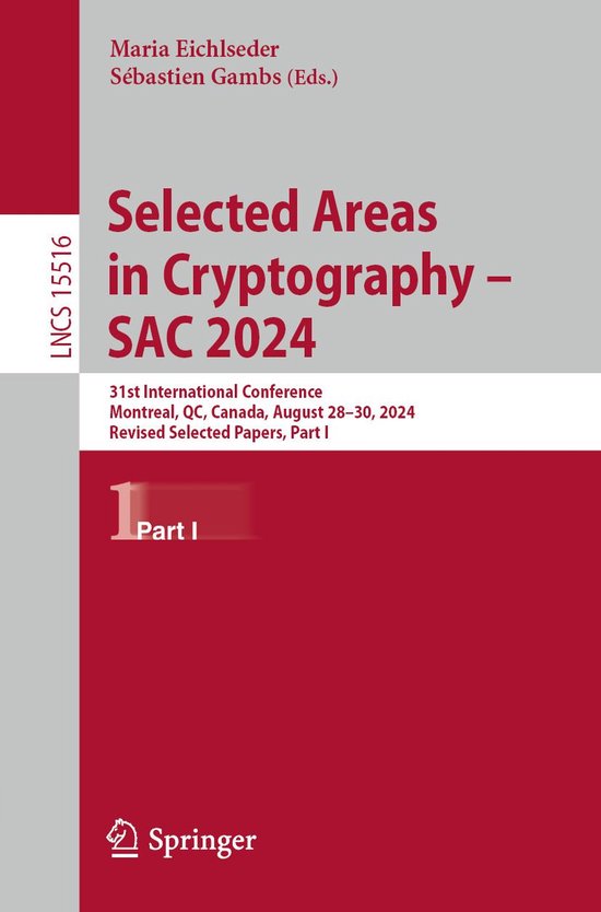 Springer Nature Proceedings Computer Science 1 - Selected Ar ... - cover