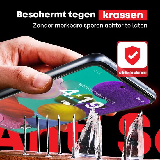 Screenprotector - Geschikt voor Samsung Galaxy A51 / S20 FE- Tempered Glass - 2 stuks Extra Sterk – beschermglas