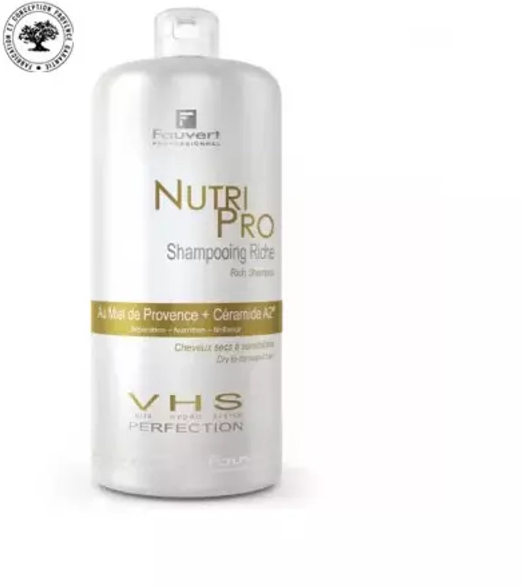 Fauvert Verrijkende Honing Shampoo voor Droog en Beschadigd Haar, 1000 ml