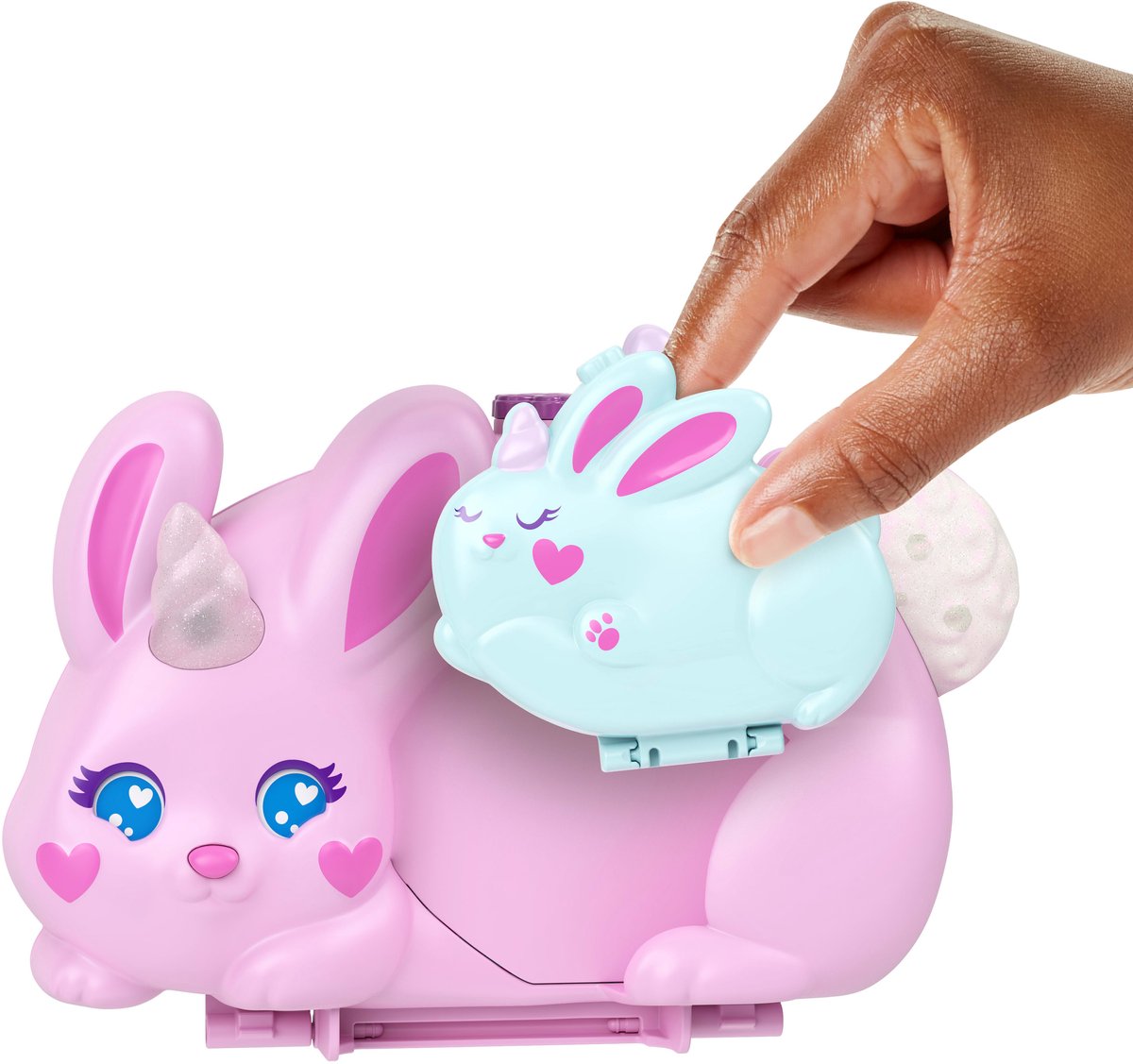 Polly Pocket 2-in-1 Konijntjesplezier - Tasje met compacte speelset — afbeelding 6