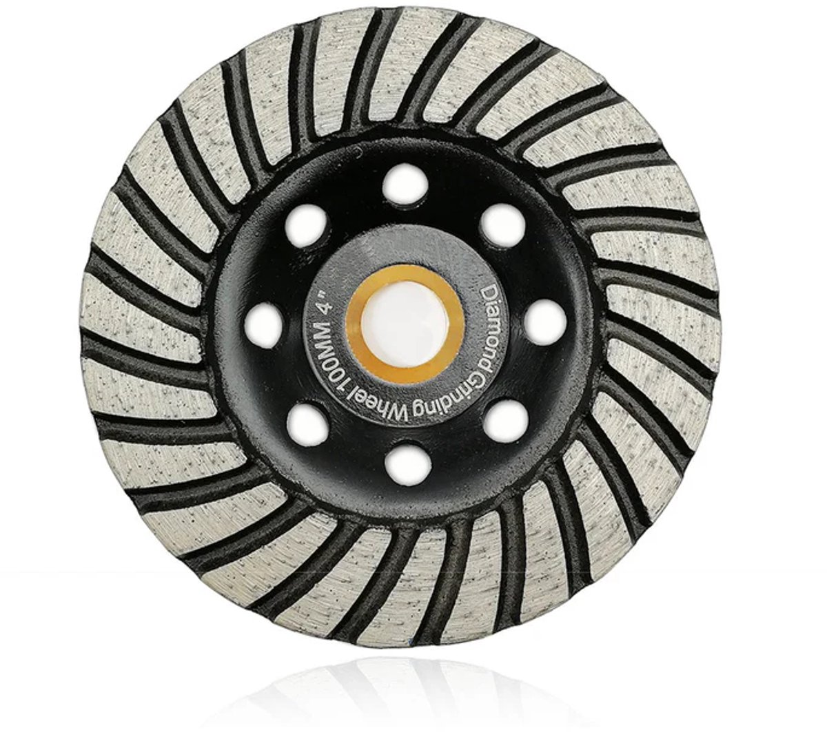 Turbo diamant komschijf 100 mm ( M14 ) voor beton, graniet, marmer