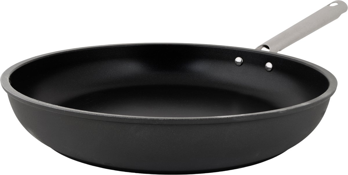 Cosy&Trendy Ecodura Hapjespan - Ø30cm - PFAS-vrij - Inductie Koekenpan - Snelle opwarming - Zonder deksel - Zwart