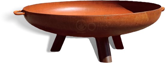 Bol à feu GoFire Lev acier corten 60 cm