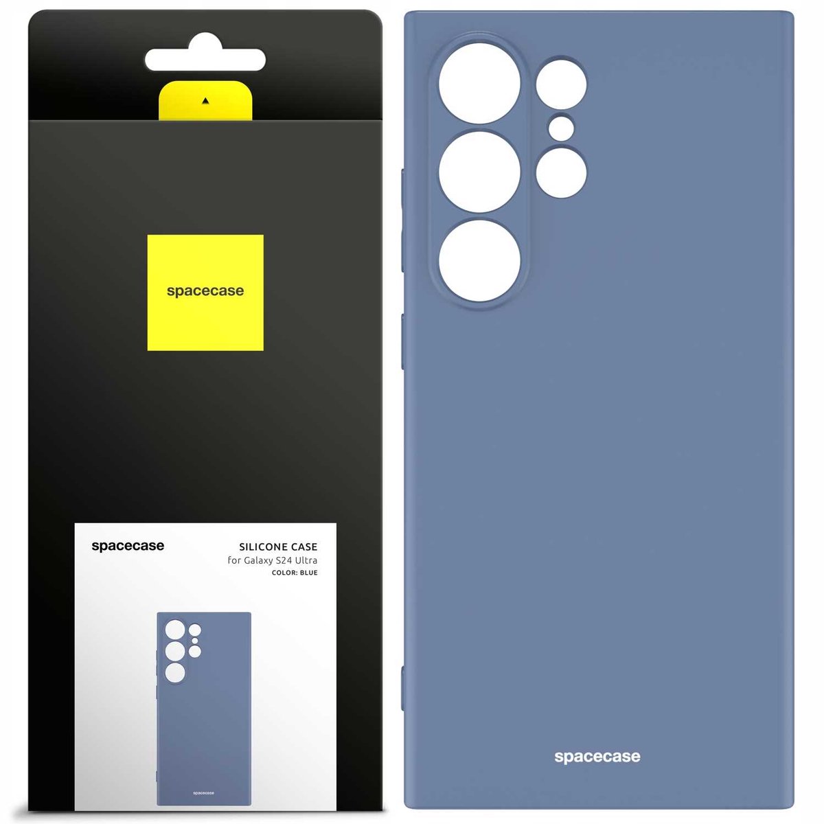 Spacecase Silicone Behuizing Galaxy S24 Ultra Case Blauwe Cover