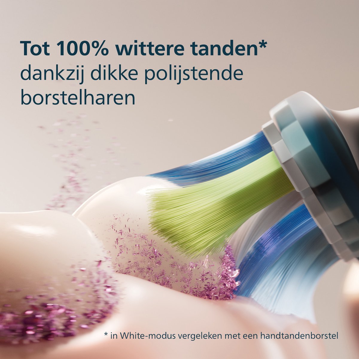 Afbeelding 2 van Philips Sonicare Premium Plaque Defence C3 – Opzetborstels voor Elektrische Tandenborstel – Zwart – Verpakking van 5 - Tandplakverwijdering - HX9045/88