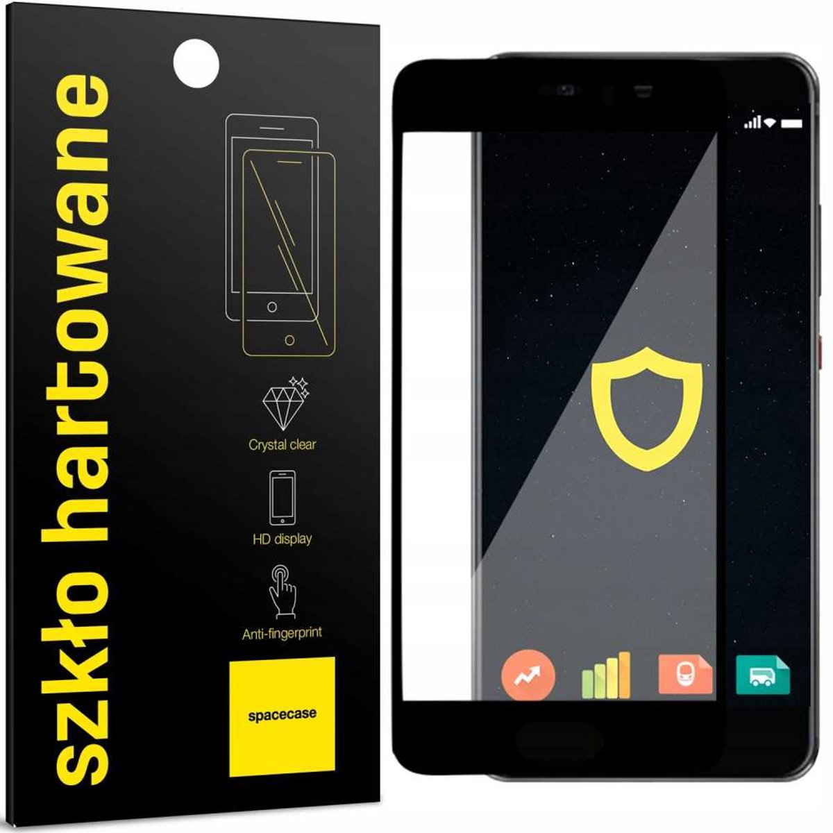Spacecase 5D Gehard Glas Voor Huawei P10 Tegen Krassen
