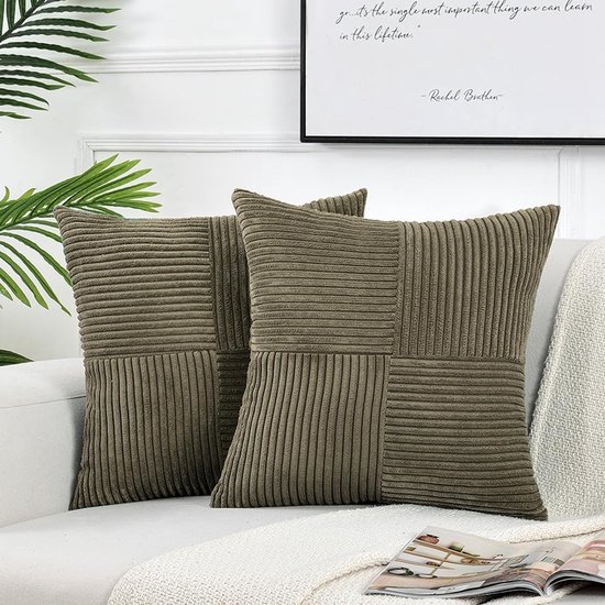LILENO HOME Set van 2 kussen vulling 50x60 cm - Binnenkussen wasbaar op 40°C geschikt voor mensen met allergieën - Polyester kussen voor bank, sofa, cocktail, en hoofdkussen