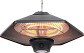 I-Red Infrarood terrasheater Heat & Light - Terrasverwarmer hangend - 800W/1200W/2000W - Optionele verlichting - Dimbaar - met afstandsbediening