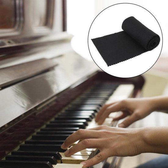 Pianotoetsen zonder schade reinigen en schoonmaken