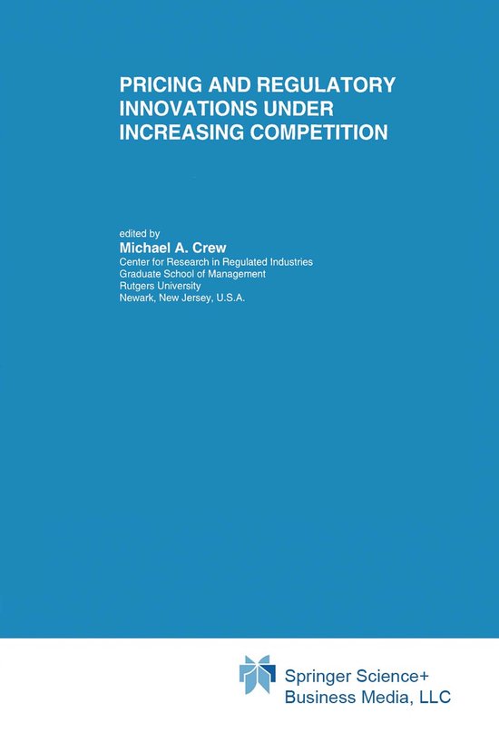 Pricing and Regulatory Innovations under Increasing Competit ... - cover