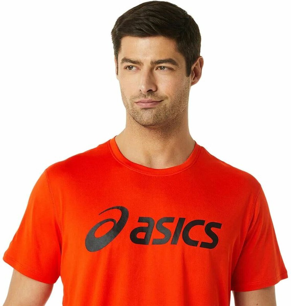 Heren-T-Shirt met Korte Mouwen Asics Core Oranje