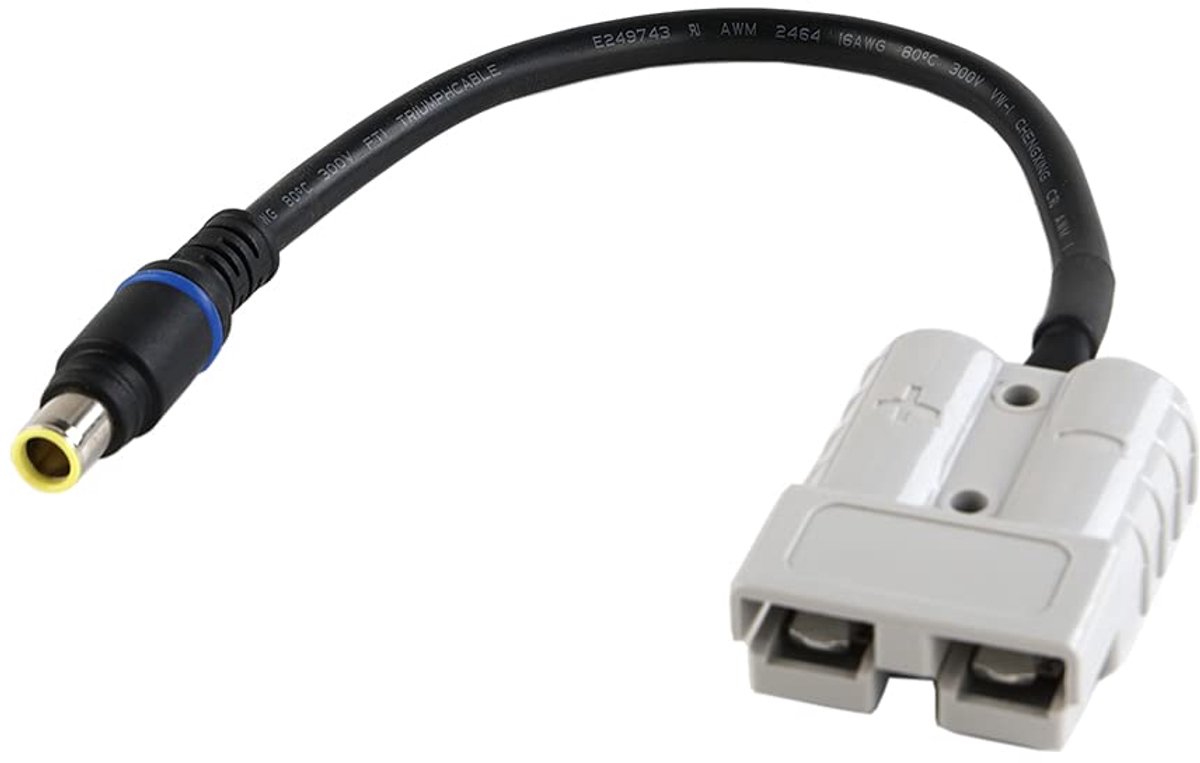 Adapterkabel Anderson-stekker naar DC-8 mm voor zonne-energie modules en koffer - 20 cm
