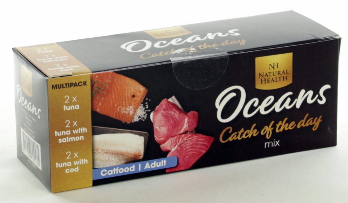 Natural Health Natural Health Cat Oceans Multipack Catch Of The Day 6 x 85gr.