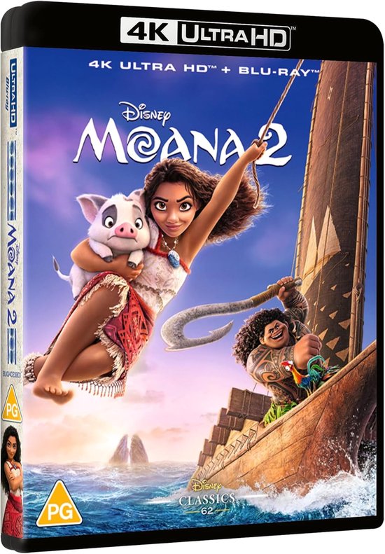 Vaiana 2 / Moana 2 - 4K Ultra HD + Blu-ray - Import