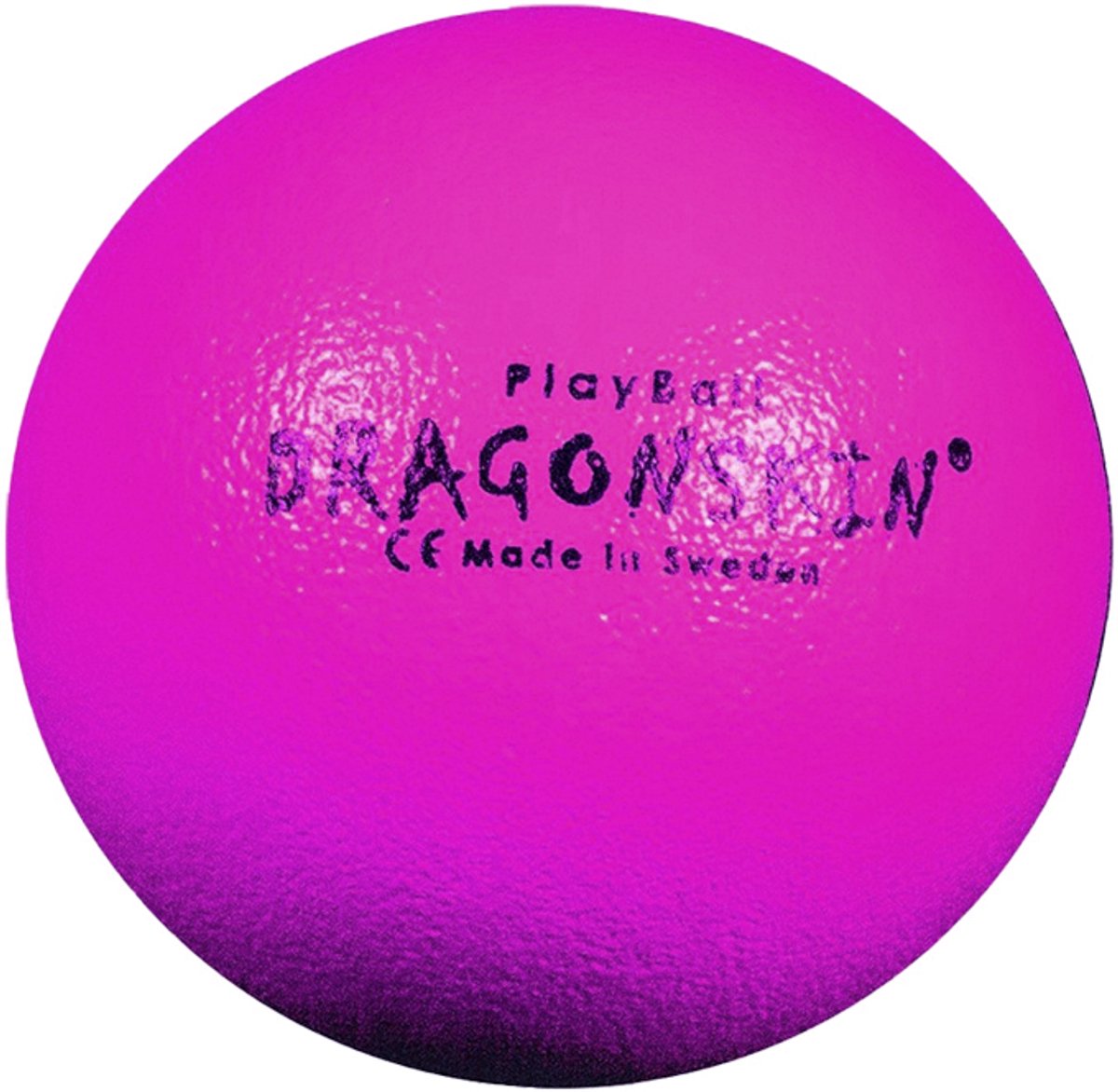 Dragonskin - Foambal met huid - 120 gram - 16 cm - Neon paars