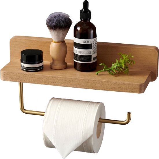 WMYYLX Tic Tac Toe Toiletpapierhouder, houten toiletpapierhouder, toiletpapierhouder met plank en 4 houten X, badkameropbergrek voor gasten- badkamer of toiletdecoratie WMYYLX Tic Tac Toe Toiletpapierhouder, houten toiletpapierhouder, toiletpapierhouder met plank en 4 houten X, badkameropbergrek voor gasten- badkamer of toiletdecoratie