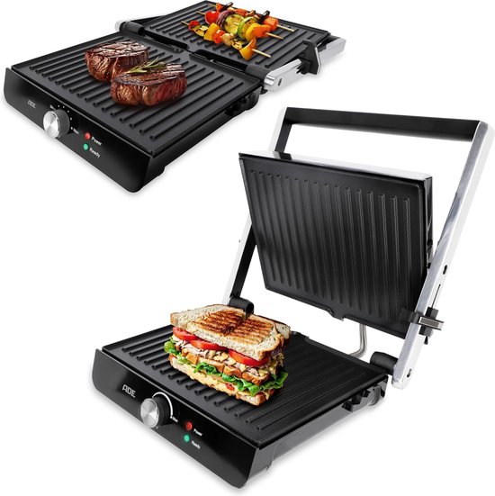 AEWHALE 2-pits elektrisch kookplaatje met afneembare grillpan, anti AEWHALE 2-pits elektrisch kookplaatje met afneembare grillpan, anti