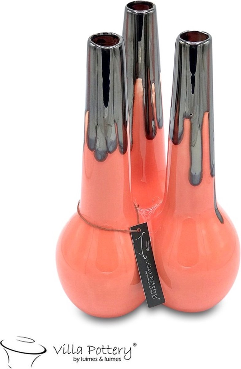 Villa Pottery Roze tuit vaas Kopenhagen 20 x 30