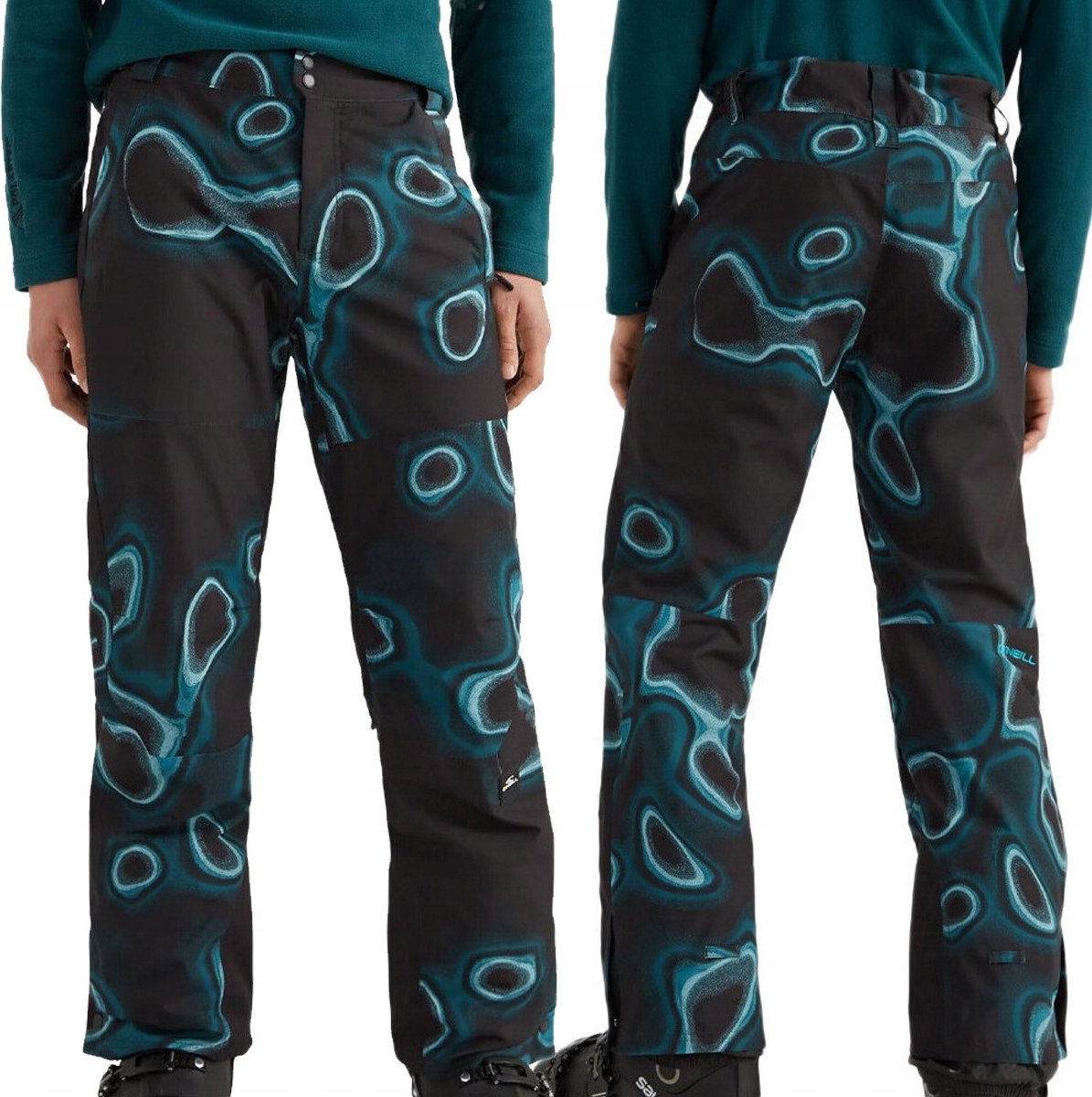 O’Neill Wintersportbroek Hammered Pants Print Heren Blauw