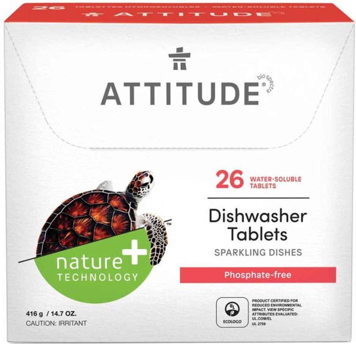 ATTITUDE Vaatwastabletten - 26st ECO ECO - duurzaam