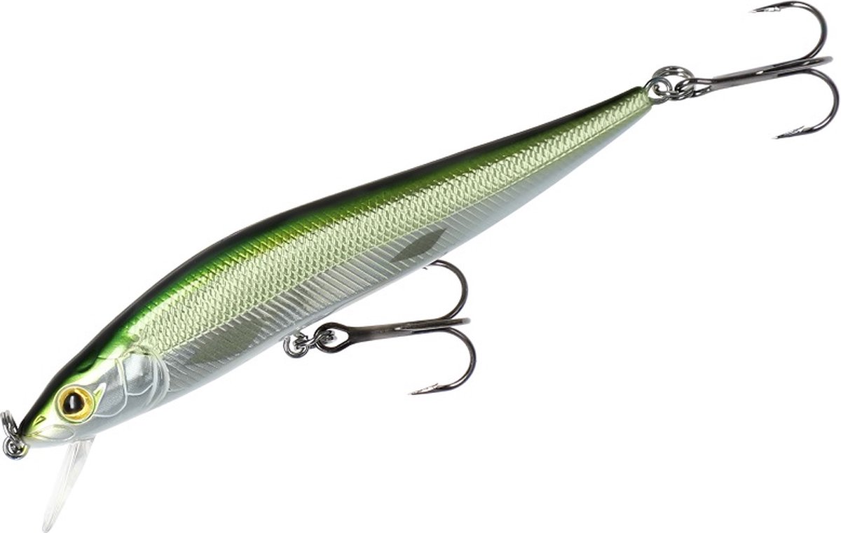 Wobbler | Fishunter Spook | 12cm/Olijf Bleek | Neutraal | Mikado | Roofvissen | Kunstaas