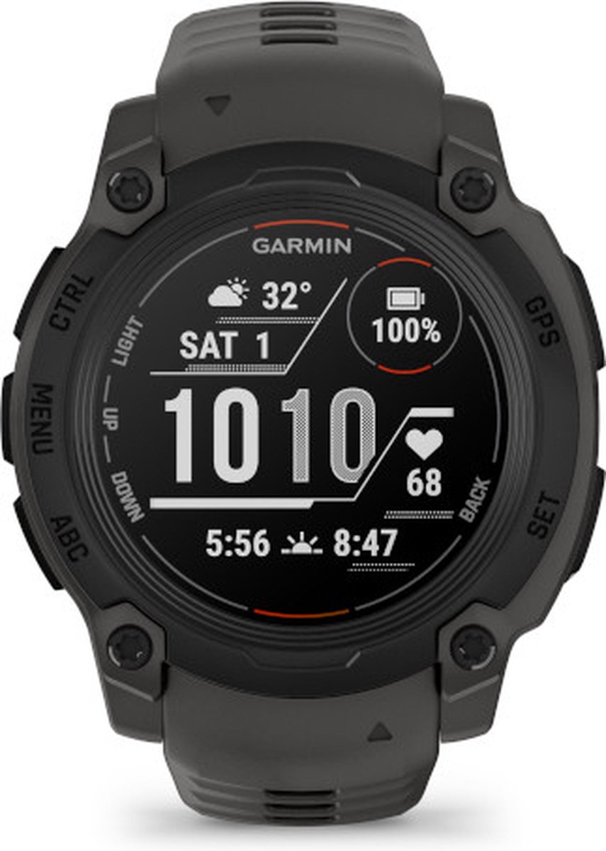 Garmin Instinct E, 40 mm, Black Bezel with Charcoal Band, WW