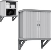 DailySupplies® Tuinkast Kunststof - Tuinkist - Tuinkasten voor Buiten - Tuinberging - Grijs